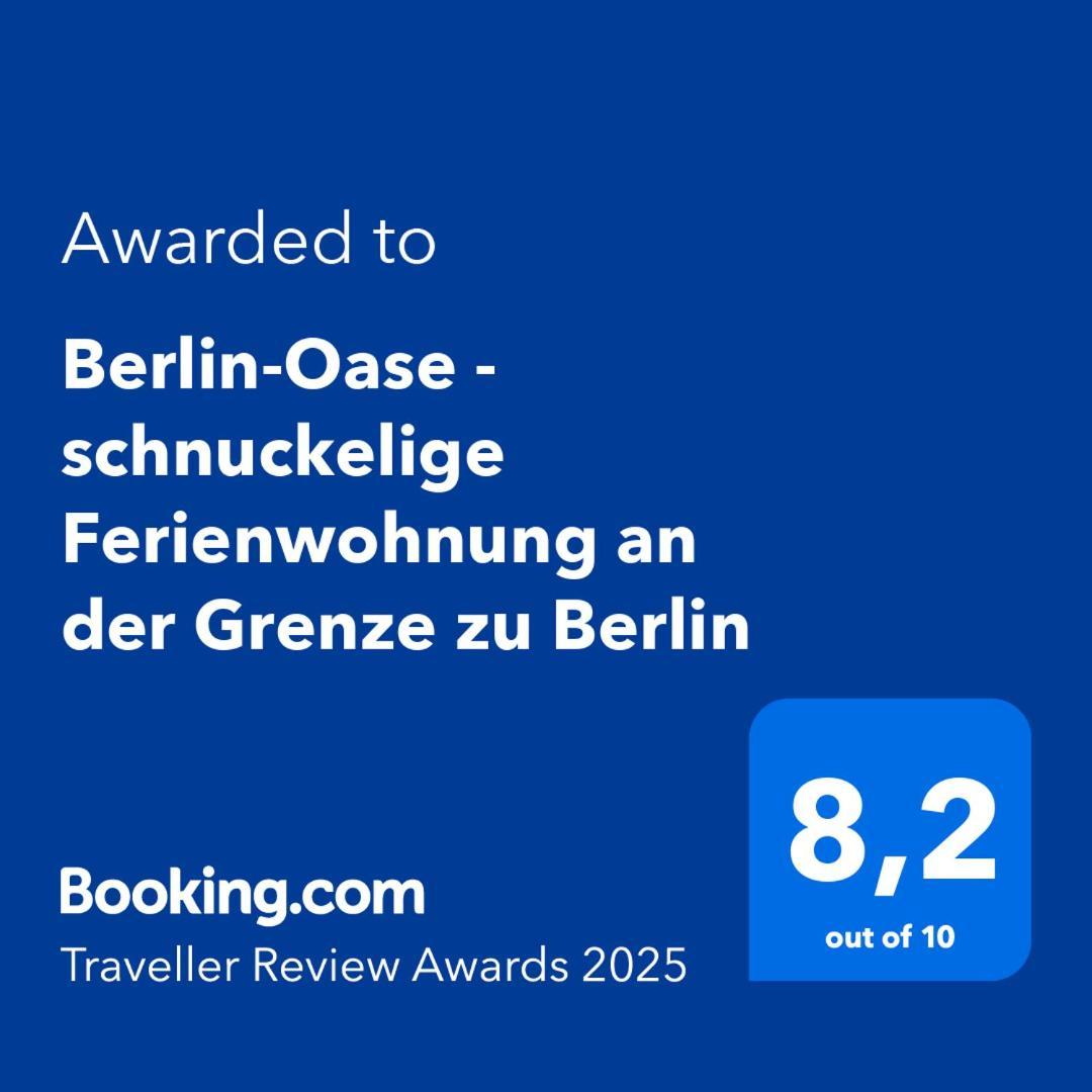 Berlin-Oase - Schnuckelige Ferienwohnung An Der Grenze Zu Berlin Schönefeld Esterno foto